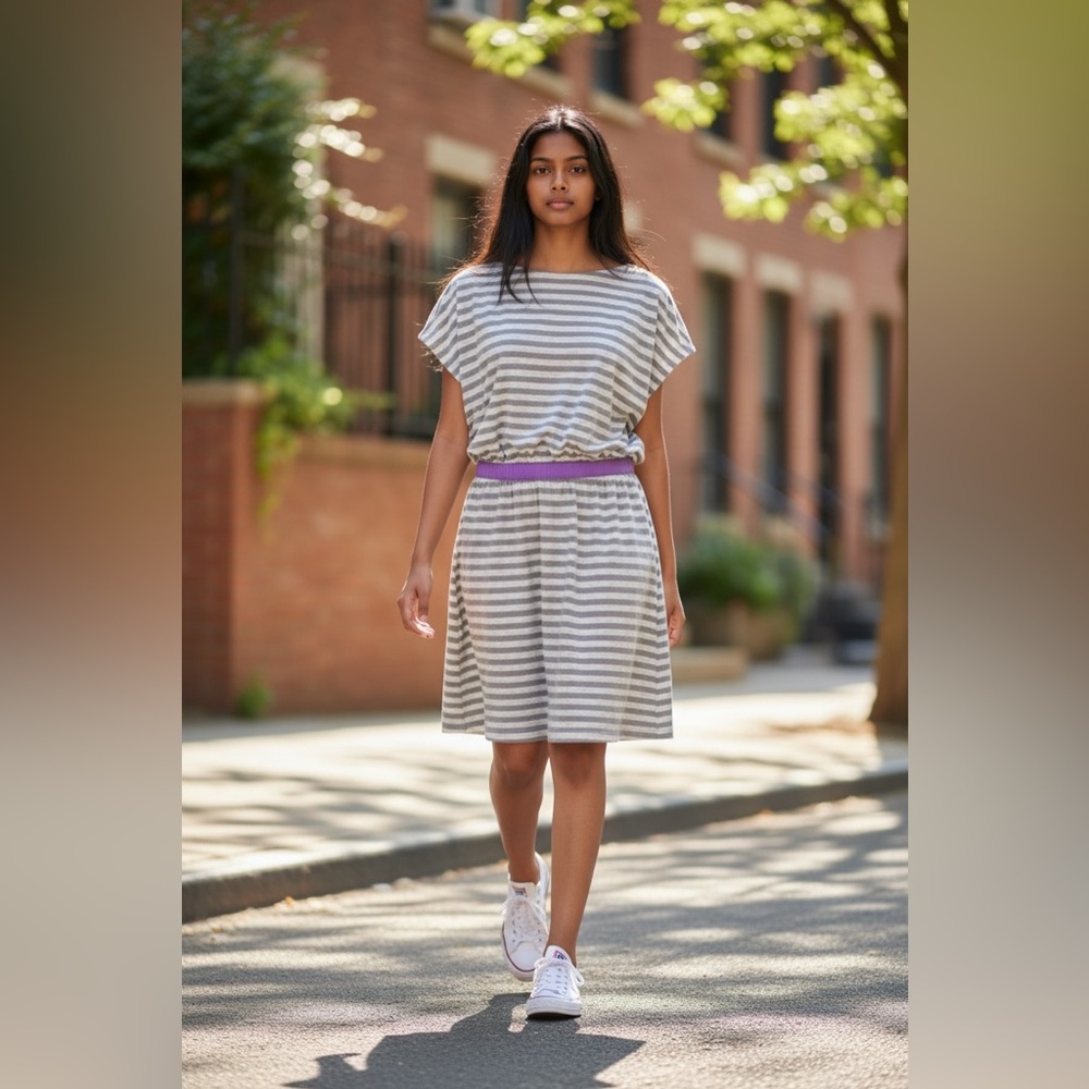 Boden casual dress.  Striped.‎